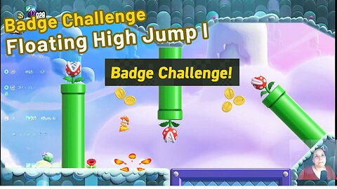 Super Mario Wonder: Badge Challenge Floating High Jump I