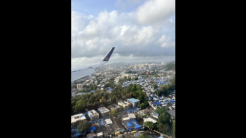 Landing of plane