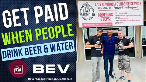 Get Paid Daily When People Drink Beer & Water!