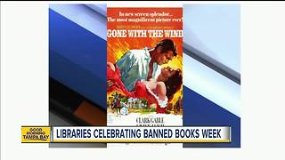 Libraries across America celebrating Banned Books Week