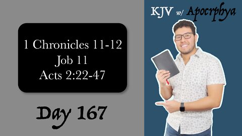 Day 167 - Bible in One Year KJV [2022]
