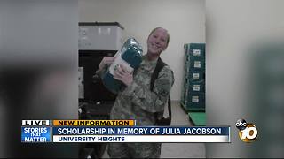 Scholarship in memory of Julia Jacobson