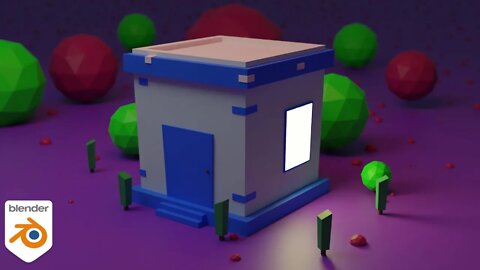 Small House in #blender