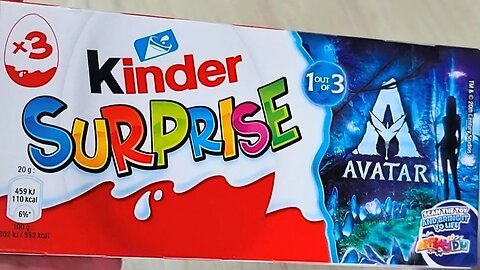 Kinder egg Avatar, what toy will be inside, asmr