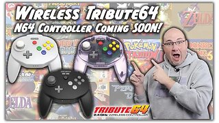 Retro-Bit Tribute64 2.4GHz Wireless Controller Release Dates & Limited Edition
