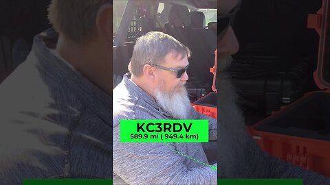 590 mile contact with KC3RDV from park K-5687. #shorts #pota #parksontheair #hamradio