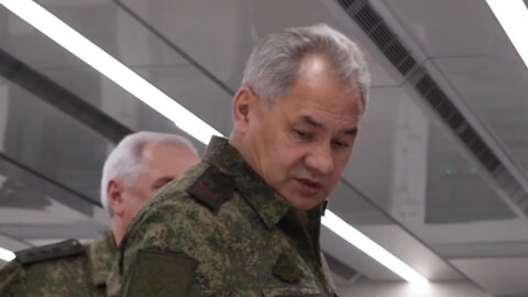 Russian Minister of Defence Sergei Shoigu visits troops involved in the operation in Ukraine