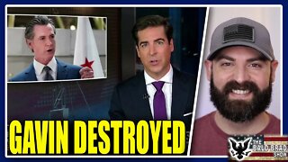 Jesse Watters destroys Gavin Newsom