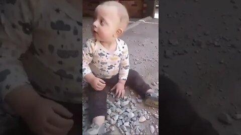 Cute Baby Playing Outside #baby #cute #viral #shorts