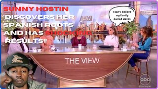 Sunny Hostin of The View discovers that she is a descendant of Spanish slave owners (WOW)