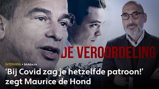 'Bij Covid zag je hetzelfde patroon!' zegt Maurice de Hond n.a.v. de film 'De Veroordeling'.