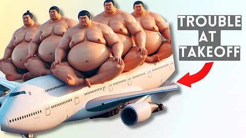 Sumo wrestlers booked on same flight make plane too heavy to take off - Unexpected Flight Risk