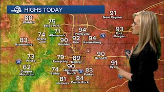 Latest Sunday forecast: Air quality alert for Denver