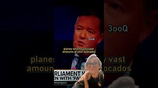 Piers Morgan vs Vegan Globalist #shorts #reaction