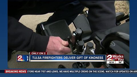 TFD and nonprofit build ramp for Tulsa teen