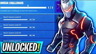 GRINDING FOR LEVEL 100 OMEGA! in Fortnite Battle Royale SEASON 4