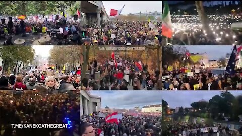 Millions Protest All Over the World Against Lockdowns, Mandates and Vaccine Passports