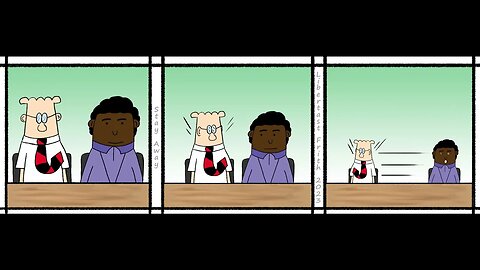 Stay Away - Dilbert Parody Comic Strip Timelapse - Scott Adams