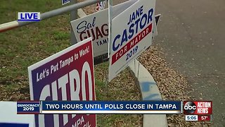 Polls close soon in Tampa