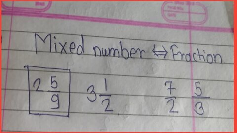 mixed number convert fraction// fraction convert to mixed number// mixed number//fraction