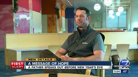 Father has message of hope in wake of crash that killed his wife, injured his daughter