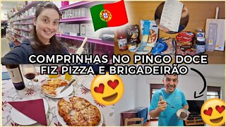 COMPRINHAS NO PINGO DOCE | FIZ PIZZA E BRIGADEIRÃO