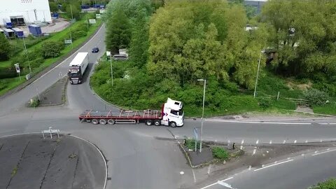 Trucks In Newport Mid August - Welsh Drones