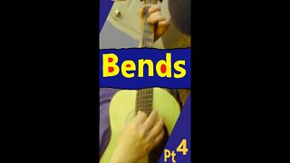 Bends On Acoustic Guitar Part 4 by Gene Petty #Shorts
