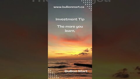 Investment Tip - Bullion Mart #investoreducation #riskmanagement #valueinvesting #marketinsights