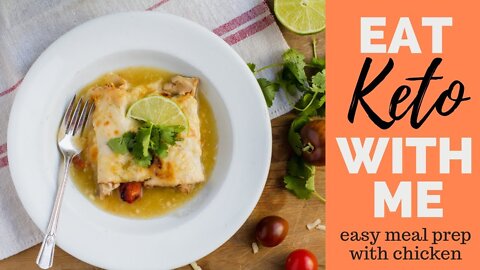 Full Day of Eating Keto | KETO MEAL PREP | EASY KETO RECIPES using chicken
