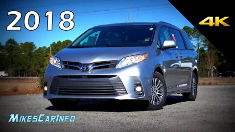 2018 Toyota Sienna XLE - Ultimate In-Depth Look in 4K