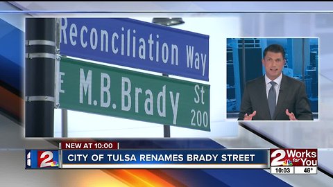 City of Tulsa renames Brady Street