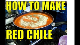 How to Make Hatch Red Chile Enchilada Sauce - BurqueñoBQ