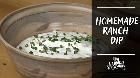 Homemade Ranch Dip Recipe