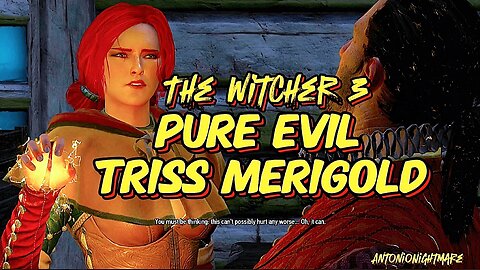PS5 The Witcher 3 - Check out this clip of Triss Merigold murdering a man!