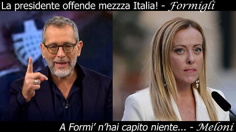 Giorgia Meloni e Formigli