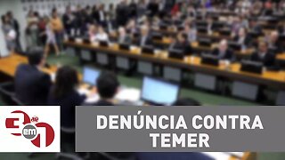 CCJ continua o debate sobre a denúncia da PGR contra Michel Temer