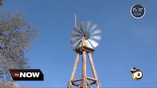 Winds rush through East San Diego County