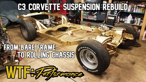 The C3 Corvette goes from a bare frame to wheels on the ground!