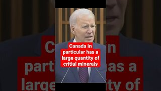 Joe Biden extoring Canada for it's natural resources, destroying the environment along the way. 🇺🇸