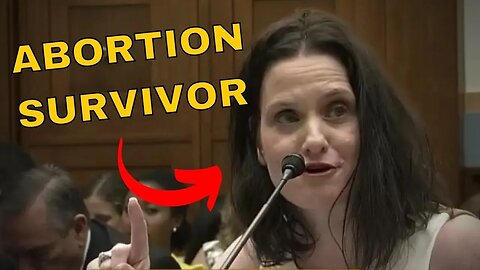 Survivor Delivers POWERFUL Testimony at Planned Parenthood Hearing