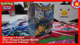 Opening a 6-pack Silver Tempest Booster Bundle at @AndyseousOdyssey | Pokemon TCG