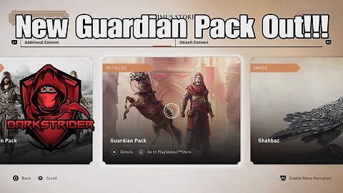 Assassin's Creed Mirage- New Guardian Pack Out!!!