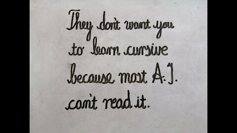 Lesson #1 | Write CURSIVE | Teach proper handwriting to your children