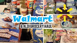Grocery Haul | Walmart Haul / Aldi Haul | Family of 5 | Weekly Meal Plan | Weekly Haul