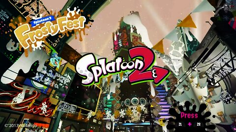 Splatoon 2 - Frosty Fest Splatfest GAMEPLAY! (Team Family vs Team Friends)