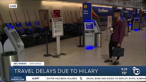 Flight delays, cancelations at San Diego International Airport