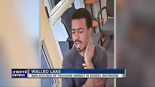 Man accused of touching himself in elementary school restroom
