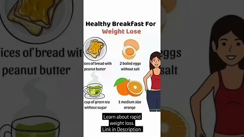 Healthy Breakfast for weight loss | Healthiest Breakfast Ideas to Kickstart Your Day #shorts