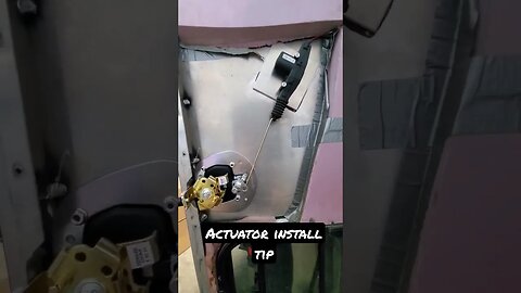 Aftermarket Door Lock Actuator Installation Tip